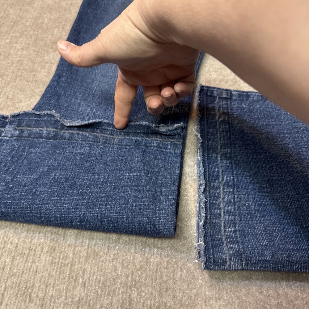 Women's Mountain Lake Denim 6P Jeans Boot Cut Mid rise casual/jeans/frayed edges - Picture 2 of 8
